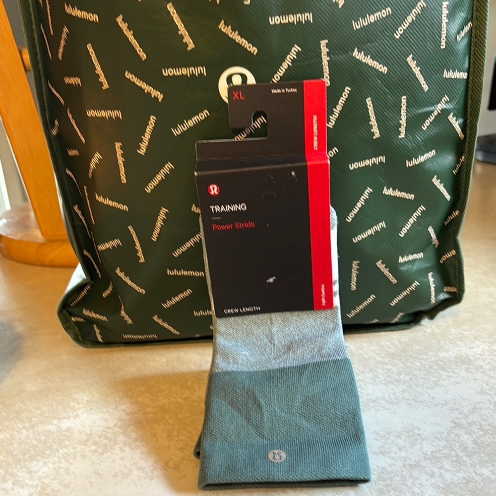 LULULEMON POWER STRIDE CREW SOCKS NWT